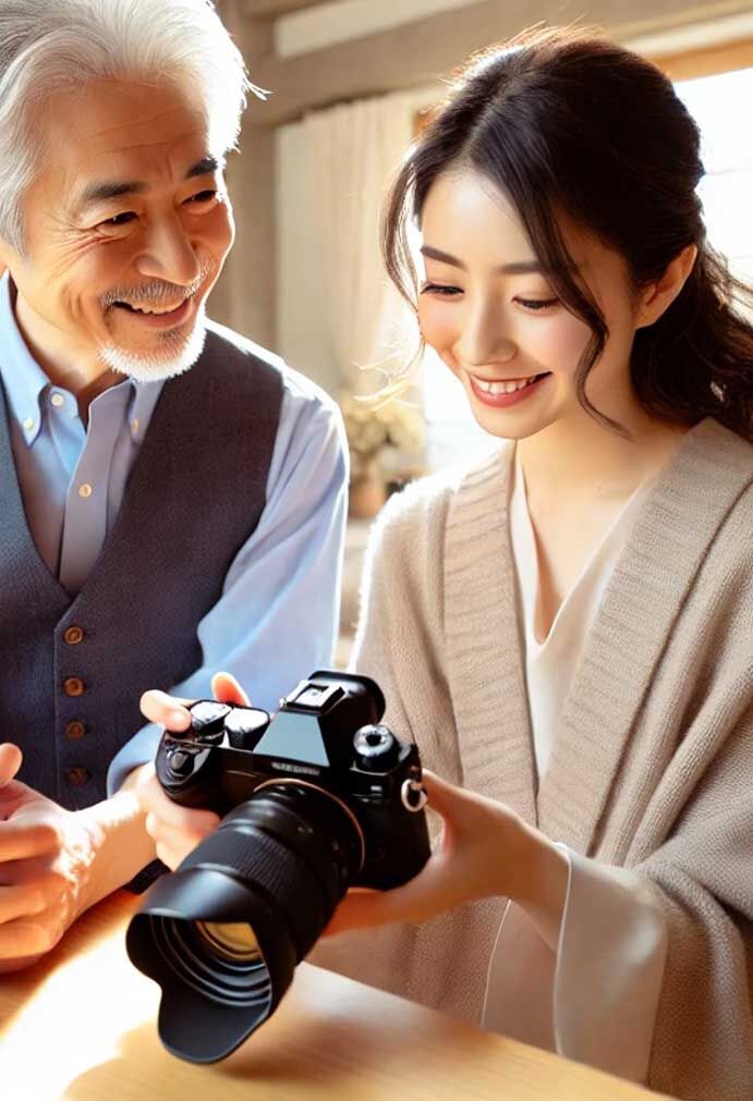 女性にもわかりやすい初心者向けの写真教室もできます。